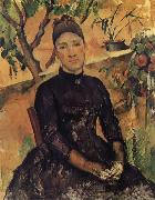 Paul Cezanne Madame Cezanne France oil painting artist